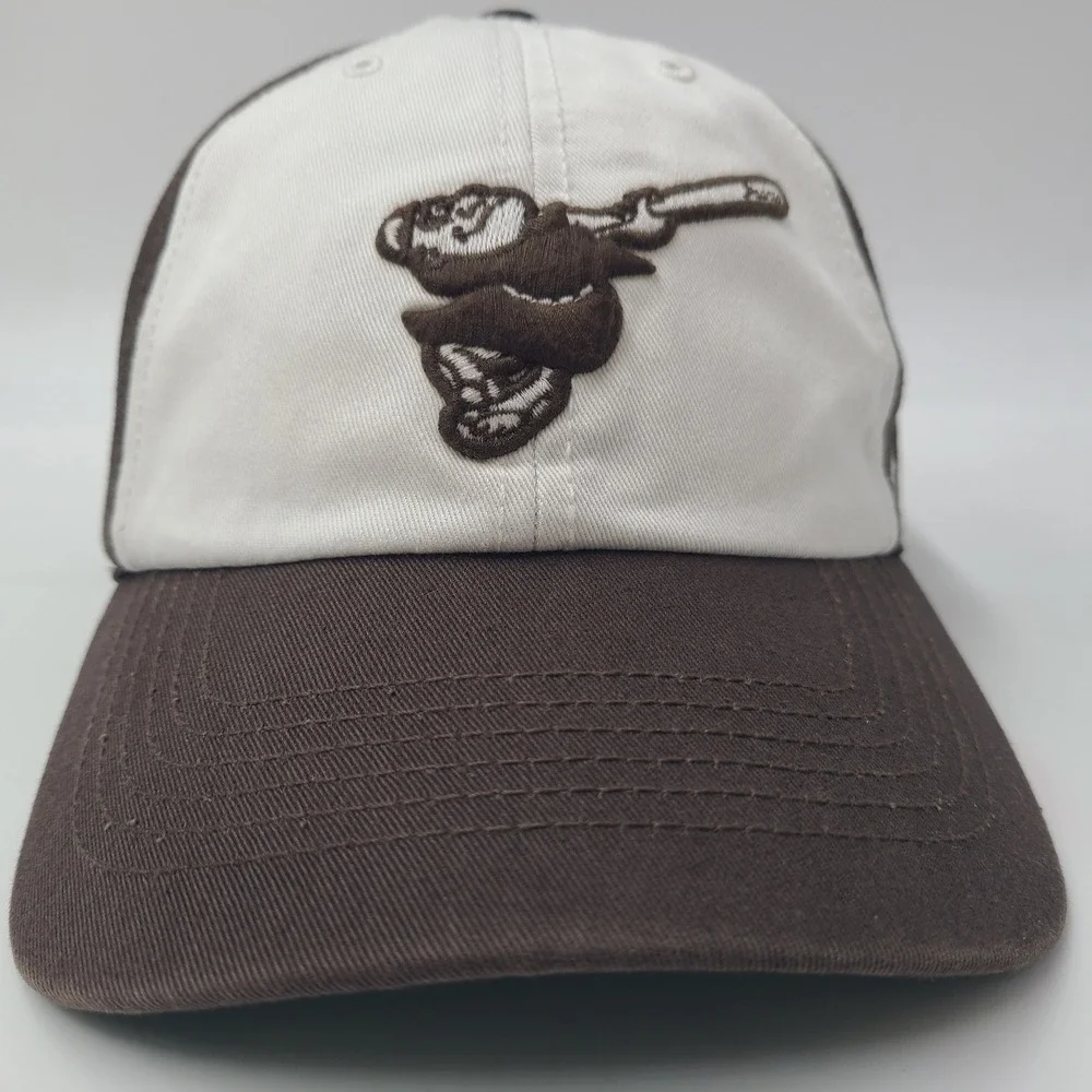 San Diego Padres Hat Fitted M 47 Brand Franchise Brown White MLB Swinging Friar